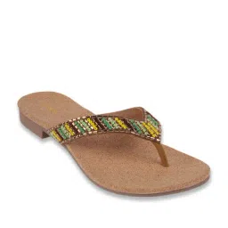 Mochi Women's Multicolor Thong Sandals-image-10