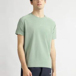 Reebok Green Regular Fit Sports T-Shirt-image-21