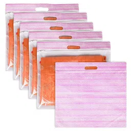 Kuber Industries Pink Set of 6 Regular Multi-Utility Organisers-79