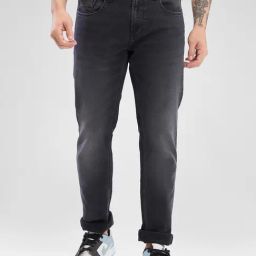 Spykar Black Slim Fit Jeans-image-76