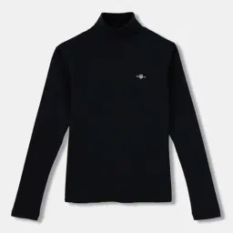 Gant Kids Black Cotton Regular Fit Full Sleeves Sweatshirt-image-58