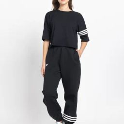 adidas Originals Black LOOSE Printed Track Pant-image-61