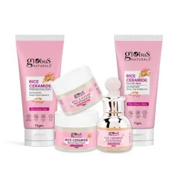 Globus Naturals Rice Ceramide Face Wash, Face Cream, Face Serum, Peel Off-Mask & Face Scrub Combo-image-38