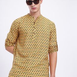Anouk Rustic Men Ethnic Motifs Printed Kurta-picture-14