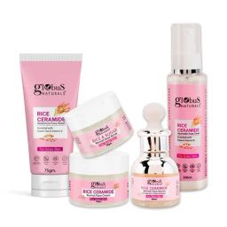 Globus Naturals Rice Ceramide Face Wash, Face Cream, Face Toner, Face Serum & Face Scrub Combo-image-97