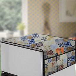 The Furnishing Tree Yellow Plastic Refrigerator Cover-image-56