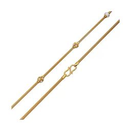Joyalukkas 22k (916) BeadStitch Elegance Gold Snake Chain For Women-44