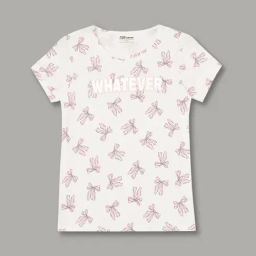 Fame Forever by Lifestyle Girls Multicolored Cotton Printed T-Shirt-image-45