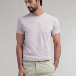 ANDAMEN Lavender Regular Fit Crew T-Shirt-picture-21
