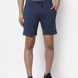 Red Tape Blue Cotton Regular Fit Sports Shorts-image-89