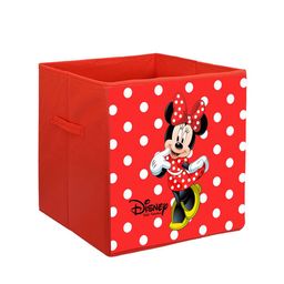 Kuber Industries Set Of 3 Red & White Disney Minnie Printed Non-Woven Fabric Foldable Cloth Storage Organiser image 3