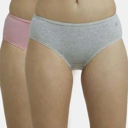 Jockey Pink & Blue Cotton SW02 Hipster - Pack Of 2 (Colors & Prints May Vary)-image-4