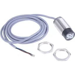 RS PRO Inductive Barrel-Style Proximity Sensor M30x1.5 20 mm Detection PNP 10-30 V DC, 208285 image 2