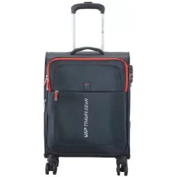 VIP Suprema Grey Solid Soft Cabin Trolley Bag - 24 cm-45