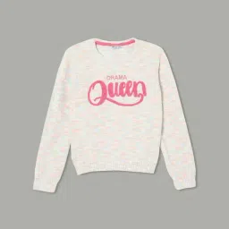 Fame Forever by Lifestyle Kids Multicolor Patch Regular Fit Sweater-picture-13