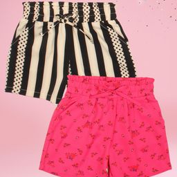 CUTECUMBER Girls Floral Printed Shorts-image-75
