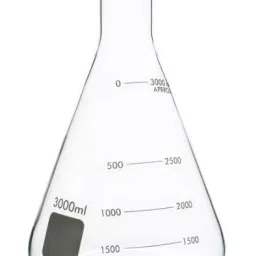 ABGIL 2000ml Borosilicate Glass Graduated Narrow Mouth Flask Conical Erlenmeyer ABG1431-0