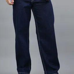 Kolor Fusion Men Baggy Loose Mid-Rise Cotton Jeans-image-49
