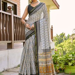 Mitera Women Ethnic Motifs Woven Design Saree-picture-16
