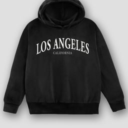 Nap Chief Kids Unisex Los Angeles Velvet Embroidered Relaxed Fit Hooded Sweatshirt-image-82