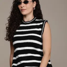French Connection Women Striped Pullover Sweater-picture-21