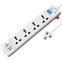 Fedus 4.5 m Extension Board with 4 Universal Power Socket (White)-37