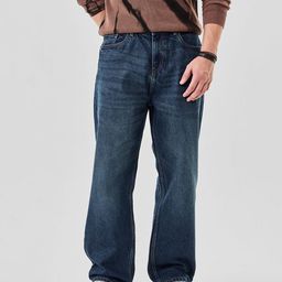 Snitch Men Mid-Rise Light Fade Cuffed Hem Stretchable Jeans-picture-23
