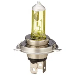 Uno Minda 12V 100/90W Yellow Head Light All Weather Halogen Bulb Quartz Glass, Compatible with Universal Passenger Cars, Yellow (H4-5034)-43