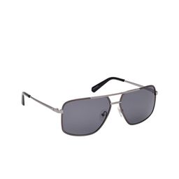 GUESS Men Full Rim Aviator Sunglasses GUS001676009DSG-Gunmetal-Toned-31