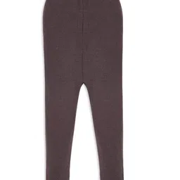 RVK Girls Solid Ankle Length Woollen Leggings - Grey-picture-42