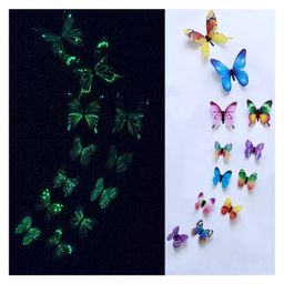 JAAMSO ROYALS Multicolor 3D Butterflies Home Décor 12 Pieces Butterfly Sticker Sheet 12 cm-image-20