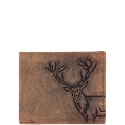 ABOOST Men Printed RFID Leather Two Fold Wallet-16