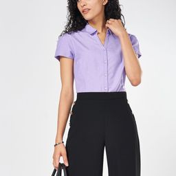 Annabelle by Pantaloons Women Short Sleeves Shirt Style Top-picture-16