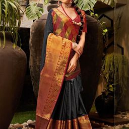 KALINI Zari Silk Cotton Designer Saree-picture-27