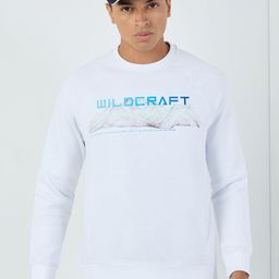 Wildcraft Men Brand Logo Printed Round Neck Cotton Pullover Sweatshirt-picture-16