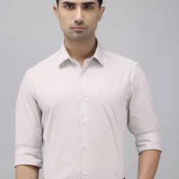 Arrow Pure Cotton Manhattan Slim Fit Floral Printed Formal Shirt-picture-16
