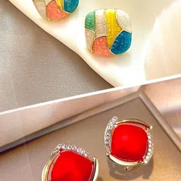 Anouk Contemporary Studs Earrings-47