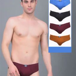 Dollar Lehar Assorted Cotton Regular Fit Briefs - Pack Of 5-image-89