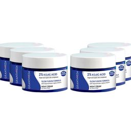 GRANTHVEDA Set Of 6 2% Kojic Acid Night Cream For Skin Brightening - 50 g Each-44