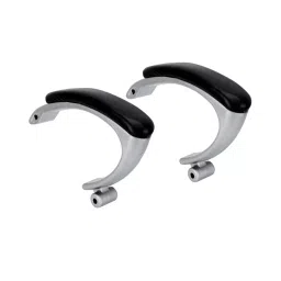 Ergonomica Polypropylene Chair Handle Silver Free Size, Ergo10-11