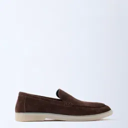 SOLEPLAY by Westside Brown Suede Loafers-picture-6