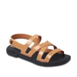 Zaxy Women's Vibes Fem Beige Back Strap Sandals-image-1