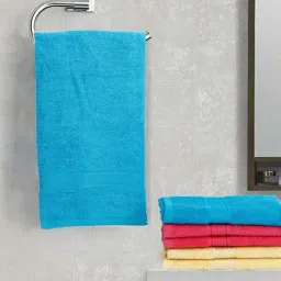 LORENA 100% Cotton Super-Soft Terry Towels -6pc Hand Towel (d`ross) solid-multi-image-33