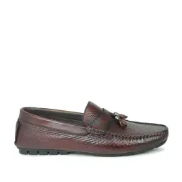 Privo by Inc.5 Men's Tassel Trim Brown Mocassins-image-35