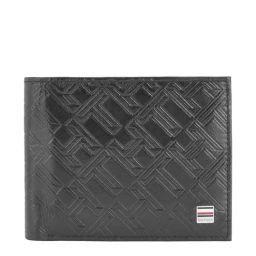 Tommy Hilfiger Black Casual Leather Bi-Fold Wallet for Men-image-44