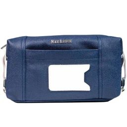 Man Arden Blue Medium Leather Pouch-image-4