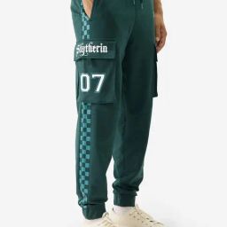 The Souled Store Green Cotton Regular fit Graphic Track Pants-63