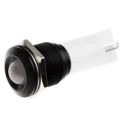 RS PRO White Panel Mount Indicator 115 V DC. 230V AC, Mounting Hole Size 16 mm, Termination Type Solder Tab, Model No 207725-31