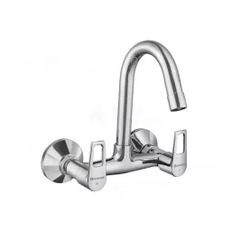 Parryware Sink Mixer Espirion Series Silver Stainless Steel Chrome Finish, T7235A1-image-2