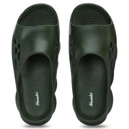 Yuuki Men's BREEZY Olive Slides-image-6